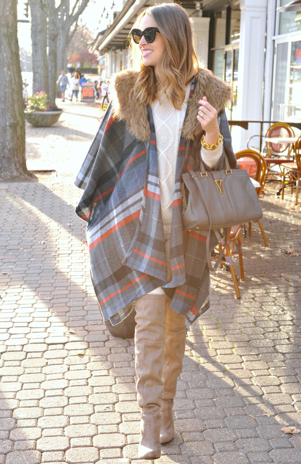 Target Plaid Cape