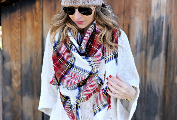 Target Plaid Blanket Scarf