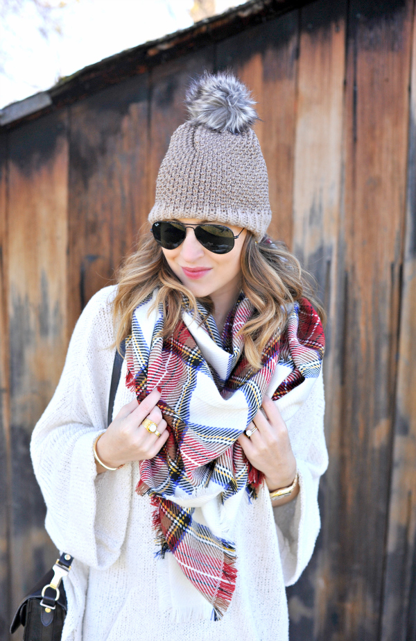 Blanket Scarf and Beanie