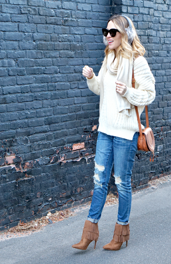 Fringe Booties Outfit