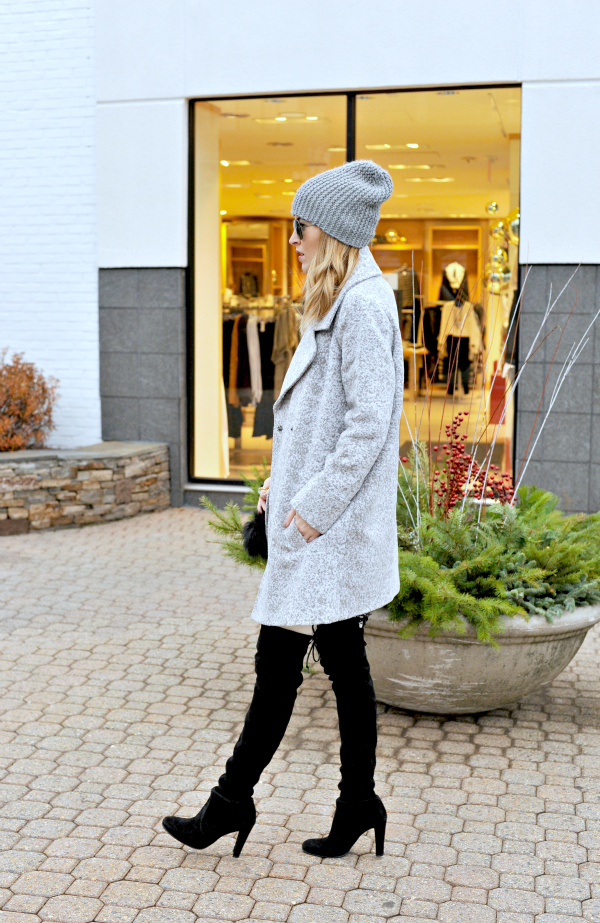 Grey Oversized Coat