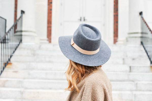 Sole Society Grey Fedora