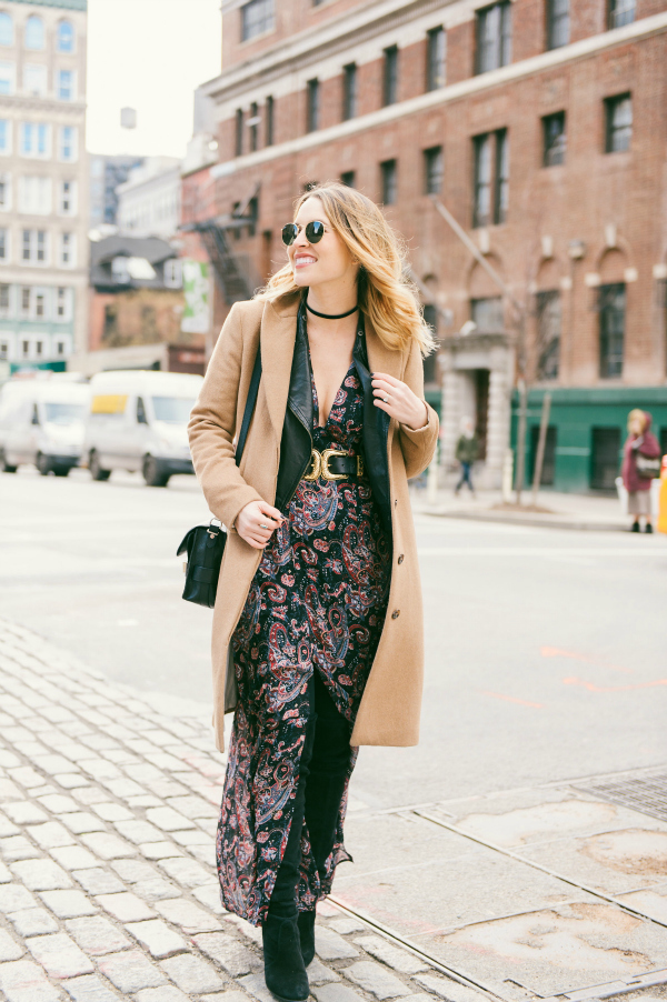 NYFW | Paisley Print Maxi Dress - Oh So Glam