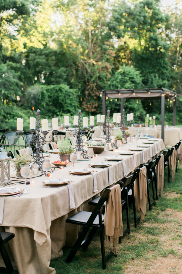 Oh So Glam Wedding Tuscan Rehearsal Dinner