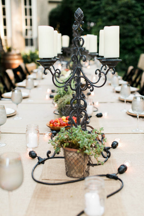 Oh So Glam Wedding Tuscan Rehearsal Dinner