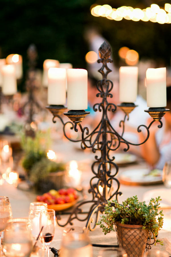 Oh So Glam Wedding Tuscan Rehearsal Dinner