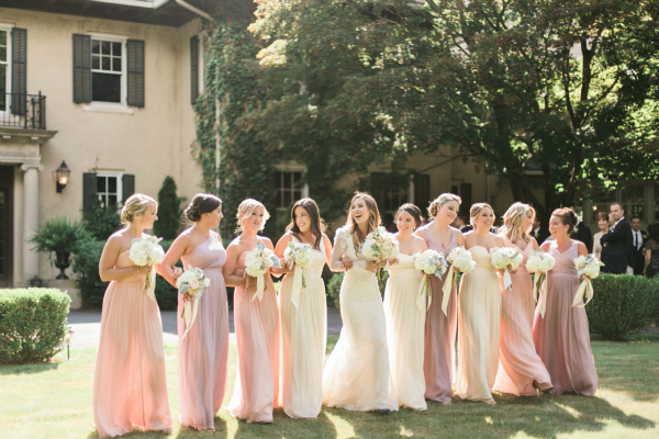 Oh So Glam Wedding Bridesmaids