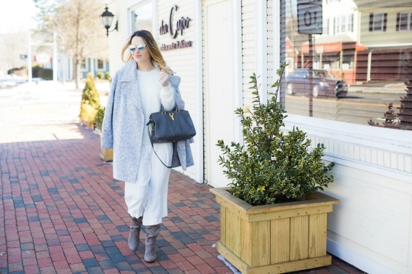 White Culottes Outfit