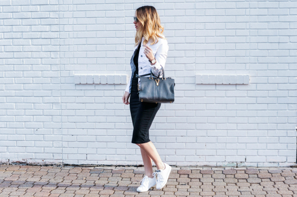 White Adidas Sneakers Outfit