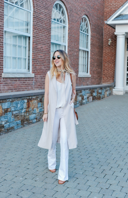 Sleeveless Duster Jacket Outfit