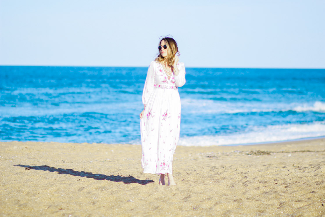 Maxi Dress on Beach