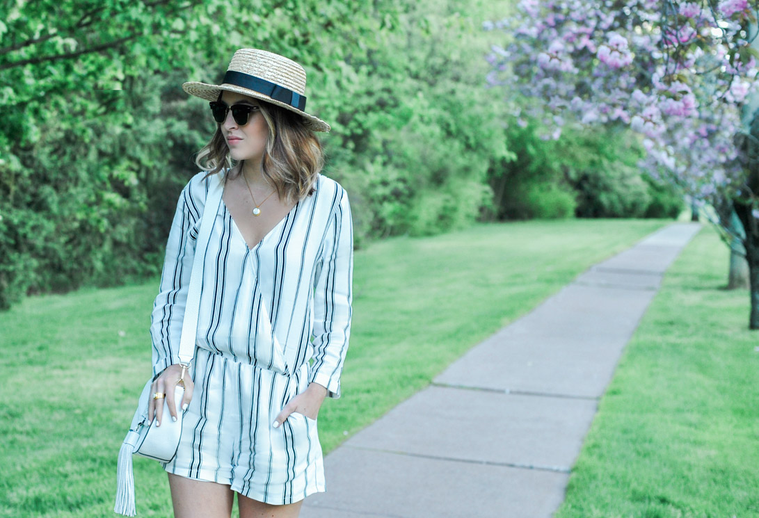 Spring Romper Outfit Idea