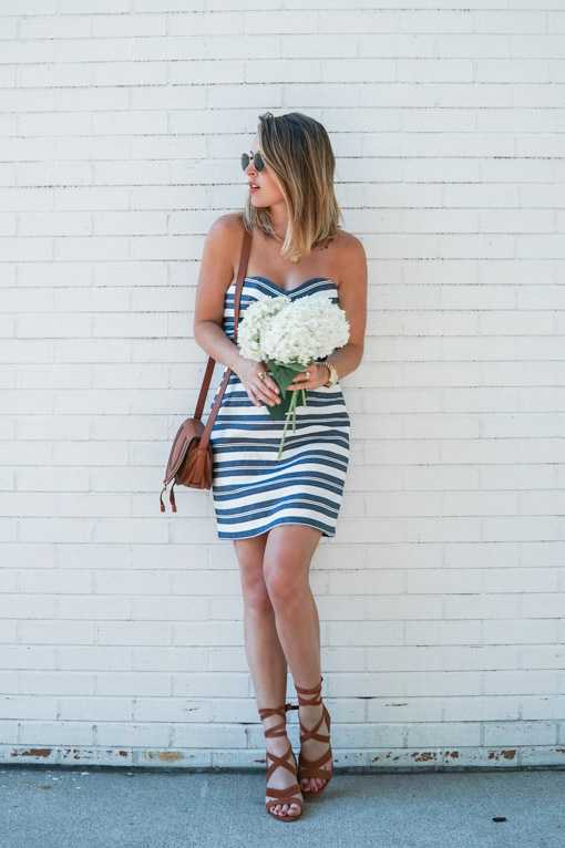 Summer Stripe Dress Outfit