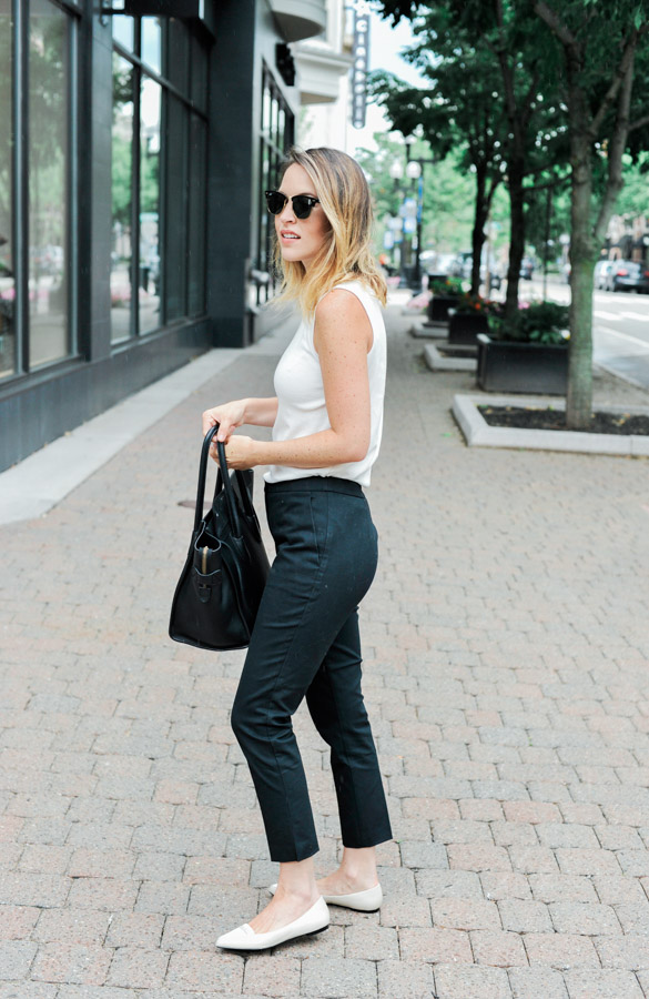 Cropped Black Pants Outfit