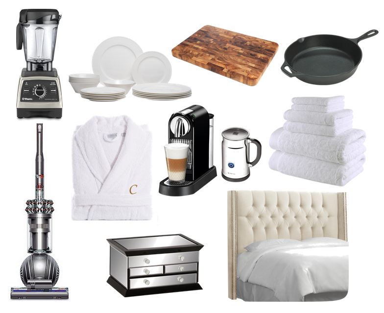 most popular wedding registry items on