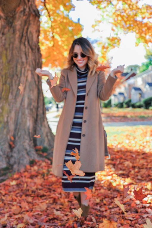 Camel Coat Outfit Fall