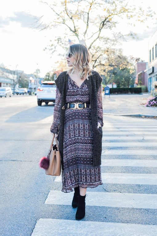  Sanctuary Printed Midi Dress