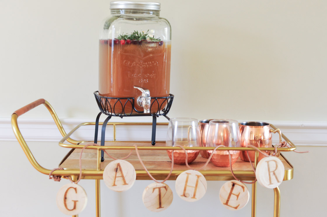 Bar Cart Thanksgiving