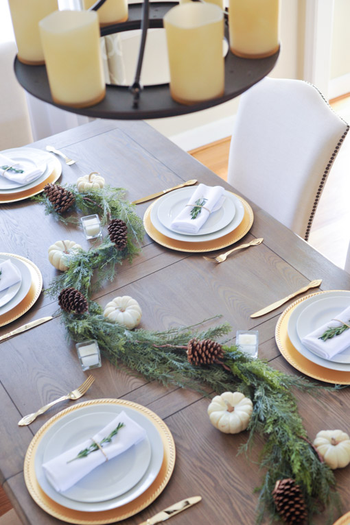 Gold Tablescape