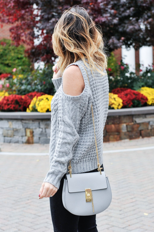 Cold Shoulder Sweater