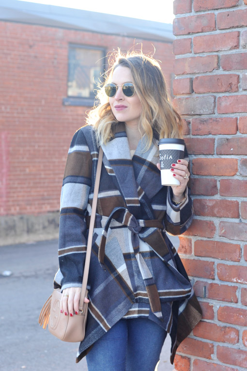 Chicwish Plaid Coat