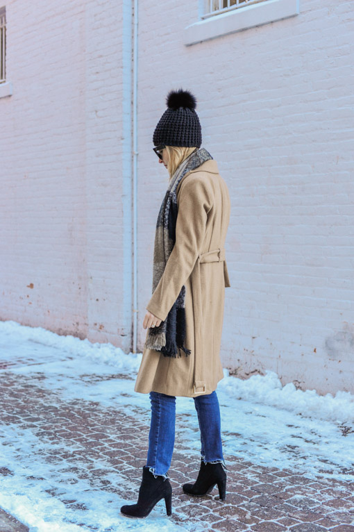 Camel Coat Winter Outfit