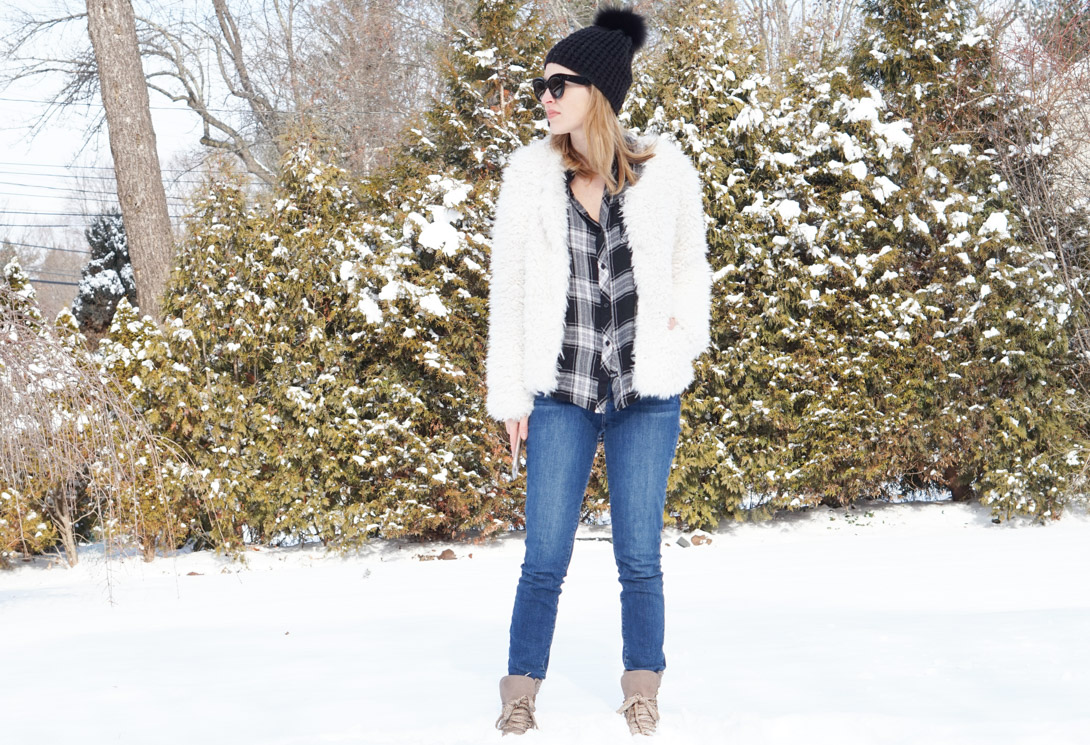 Snow Boots Outfit Idea