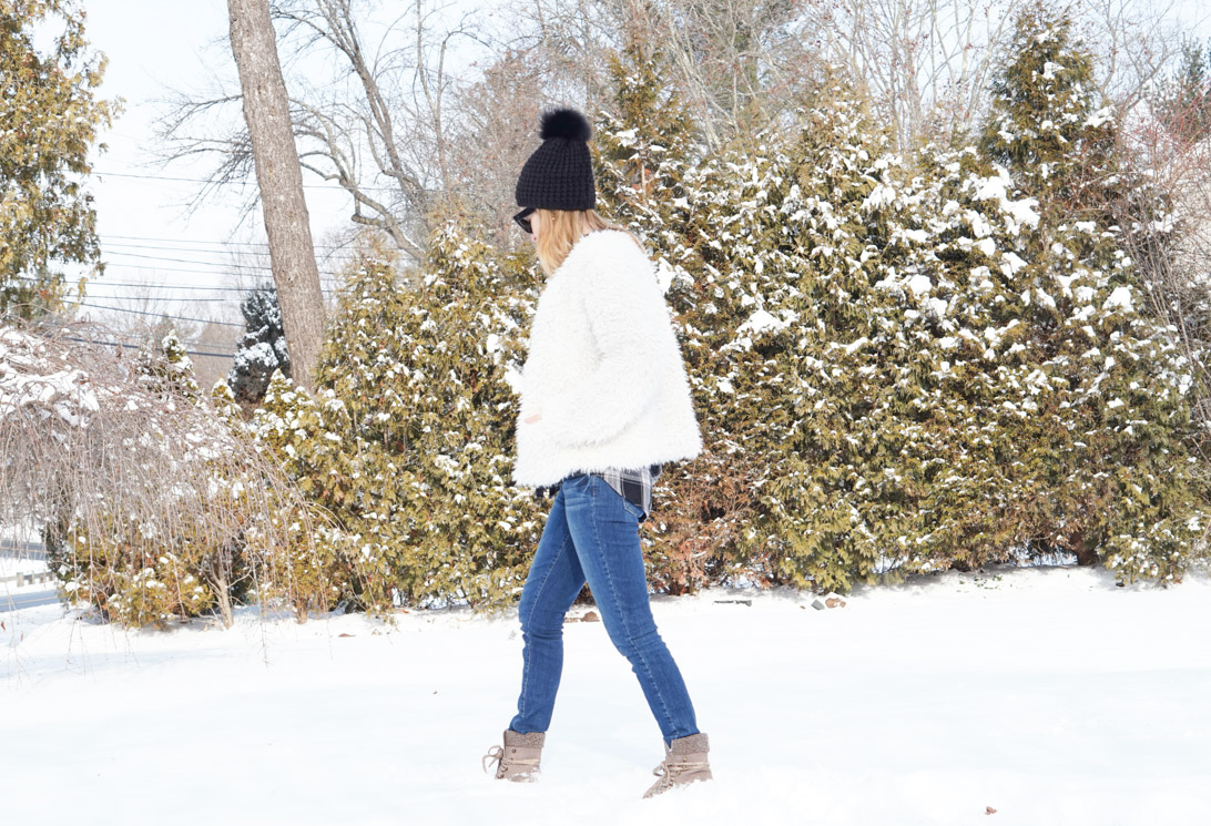 Fluffy Jacket Outfit