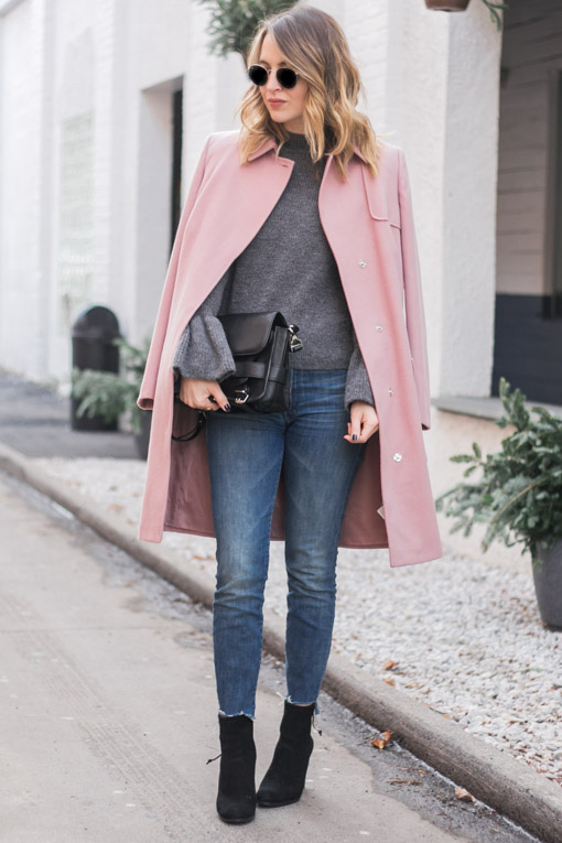 Pink Trench Coat