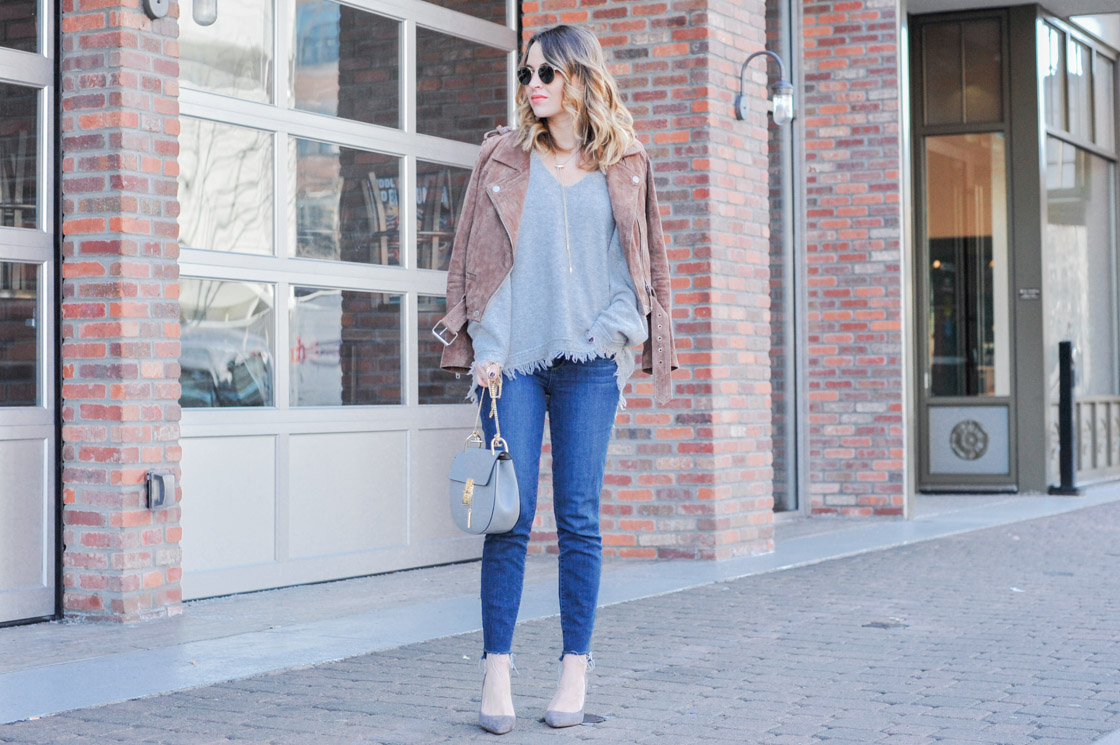 Suede Jacket Outfit