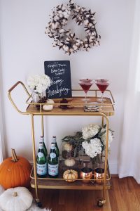 Friendgiving Bar Cart