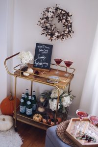 Friendgiving Bar Cart