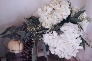 DIY Hydrangea Eucalyptus Arrangement