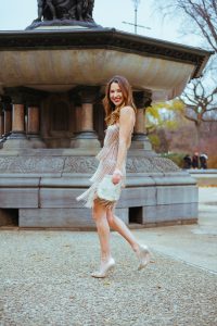 Gold Fringe Flapper Dress