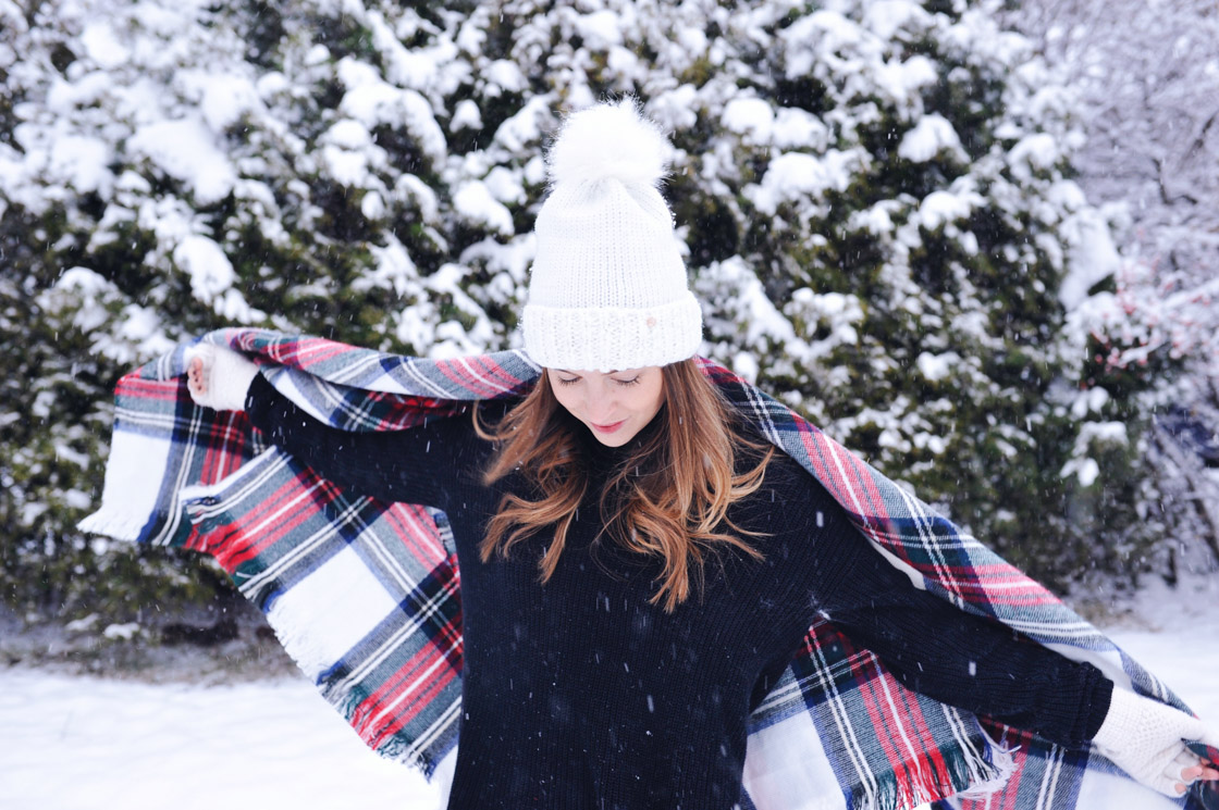 White Beanie Outfit