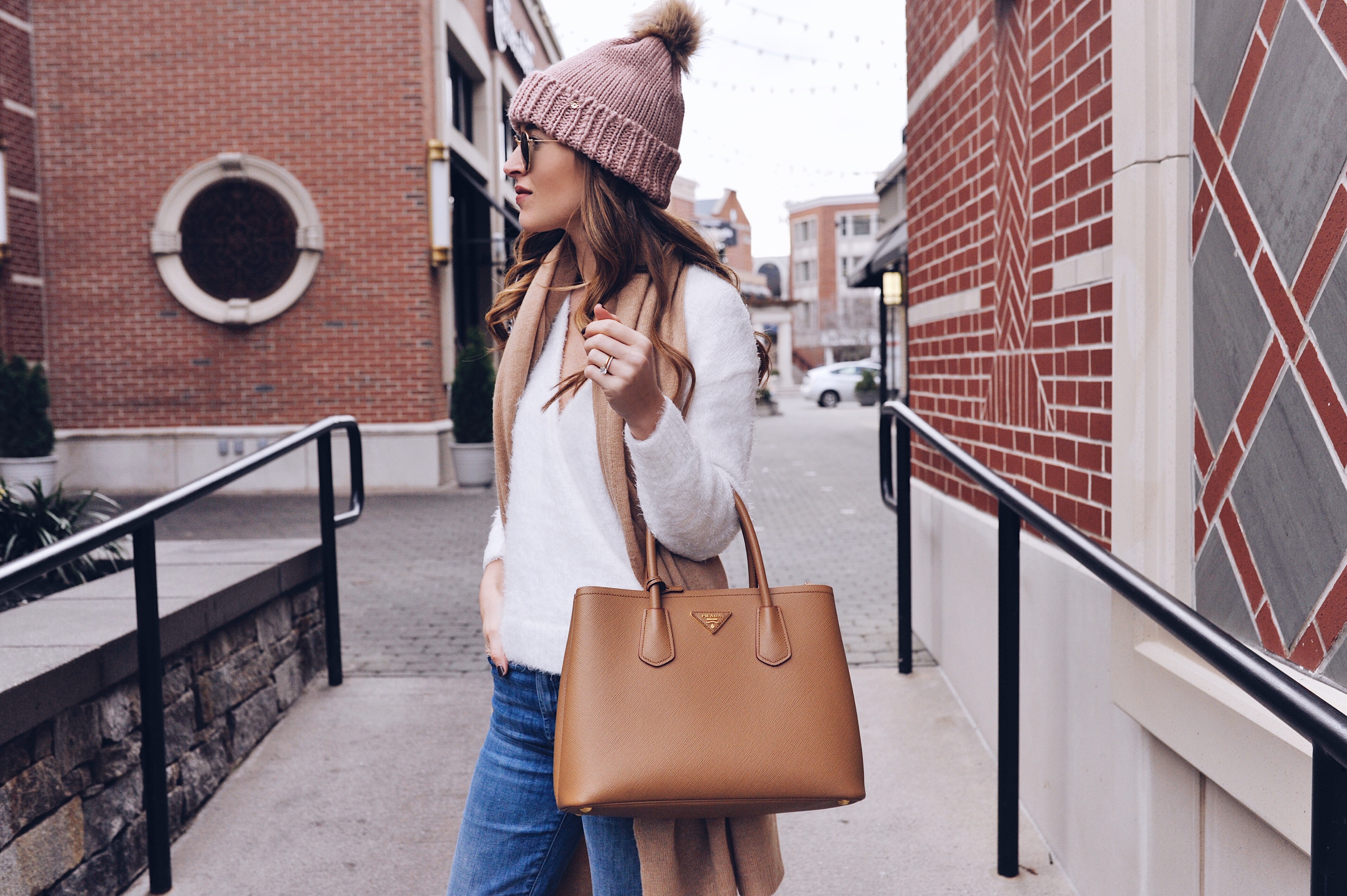 Pink Beanie Outfit