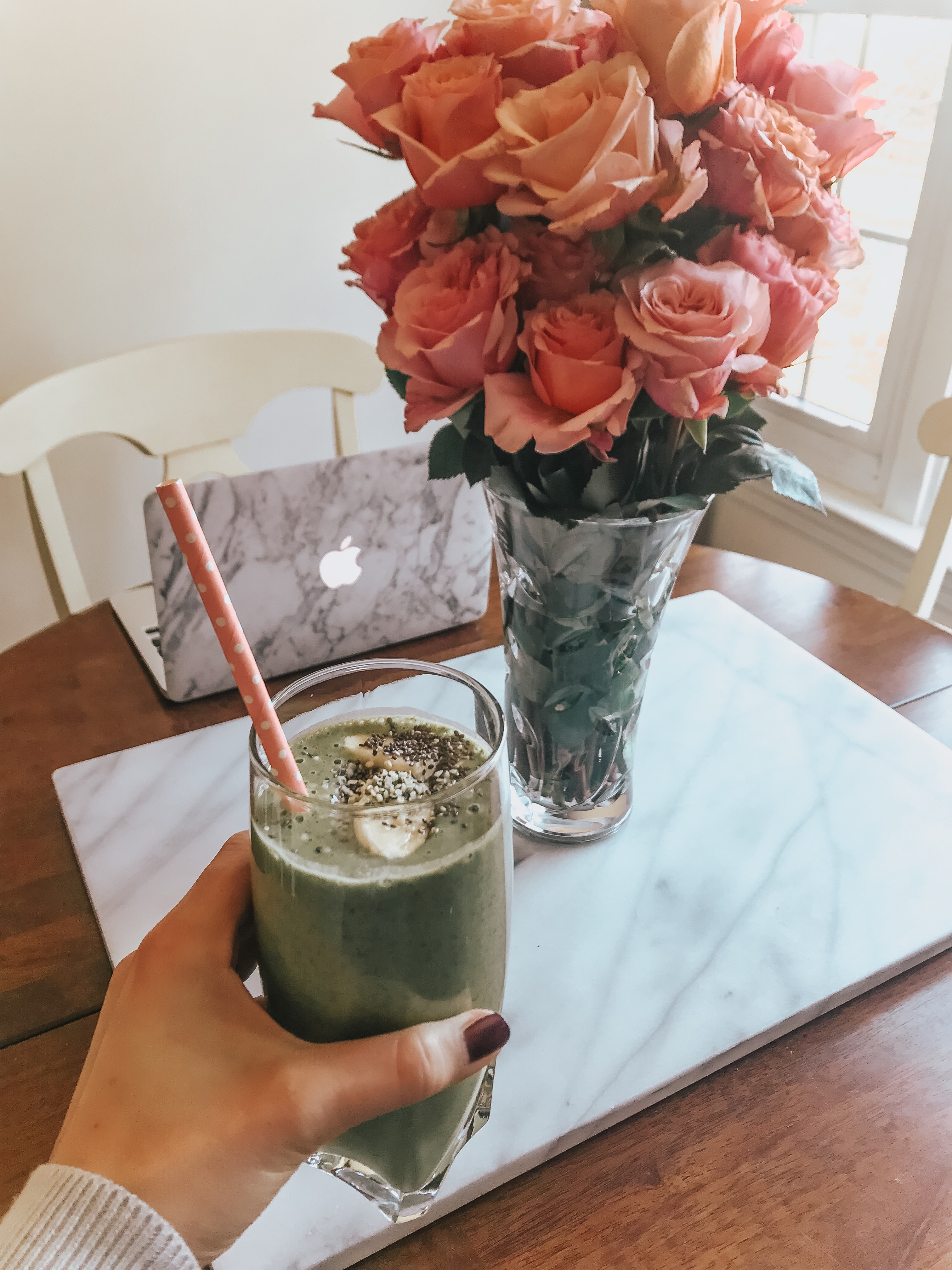 Kale Banana Green Smoothie