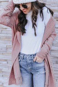 Free People Lemon Drop Hooded Cardigan