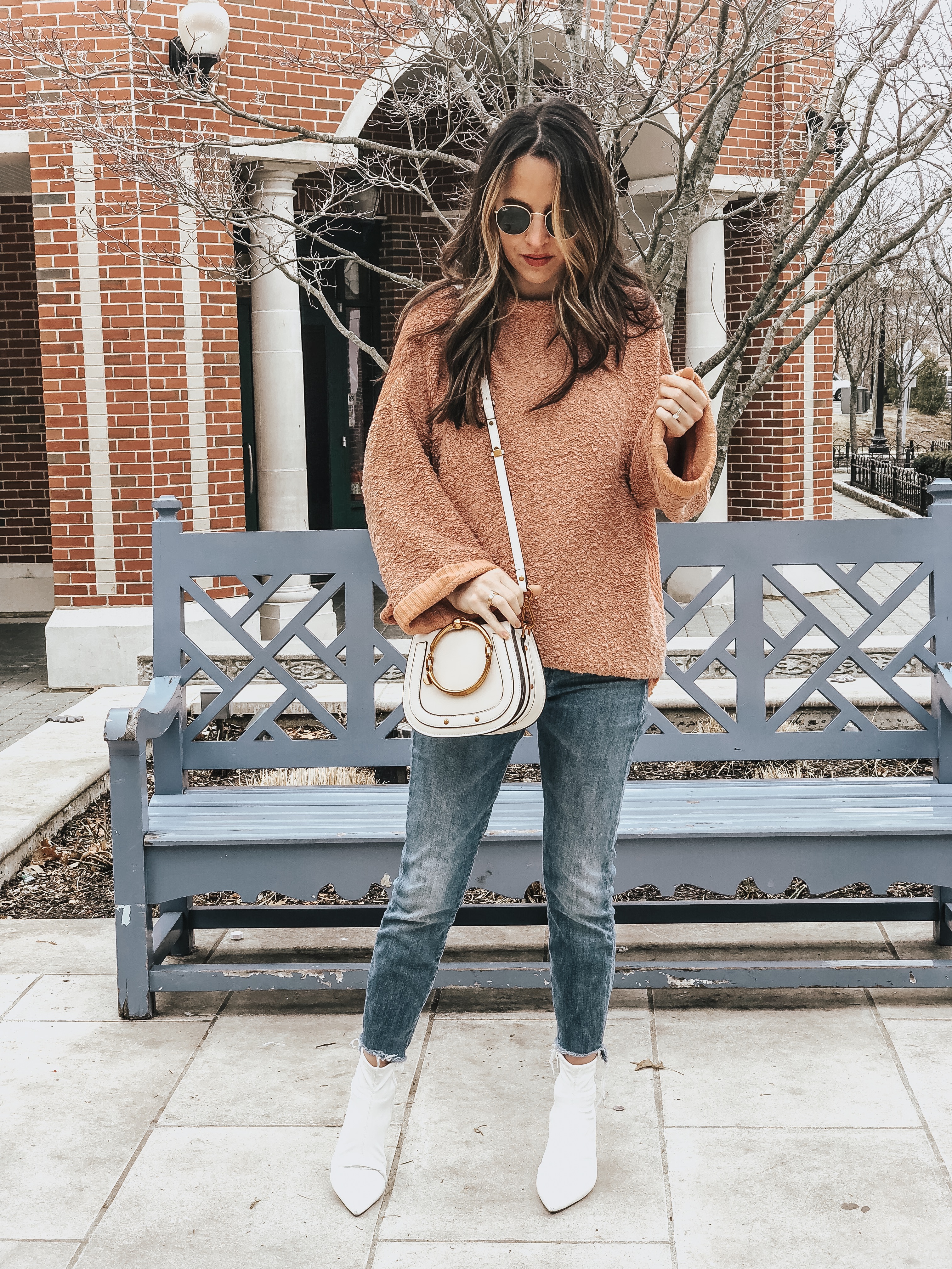 White Bootie Outfit