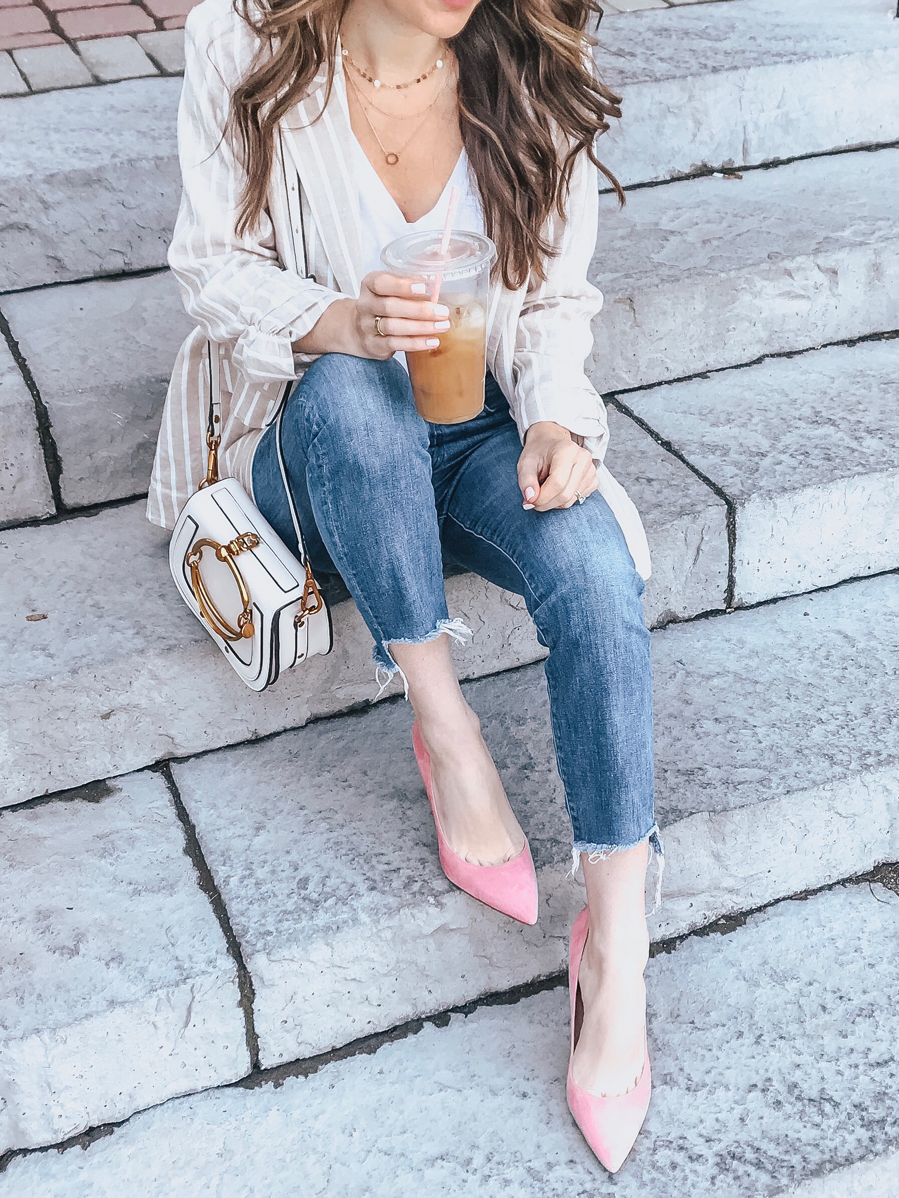 Pink Pumps Outfit