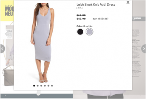 Leith Sleek Midi Dress