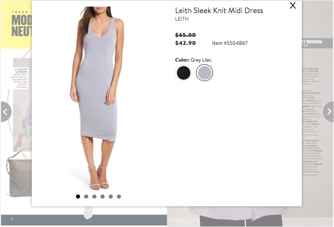 Leith Sleek Midi Dress