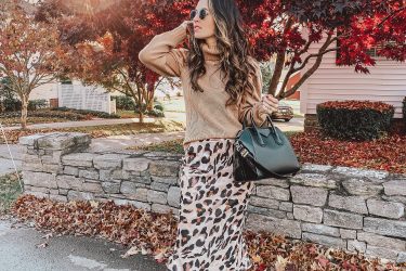 Leopard Skirt Outfit
