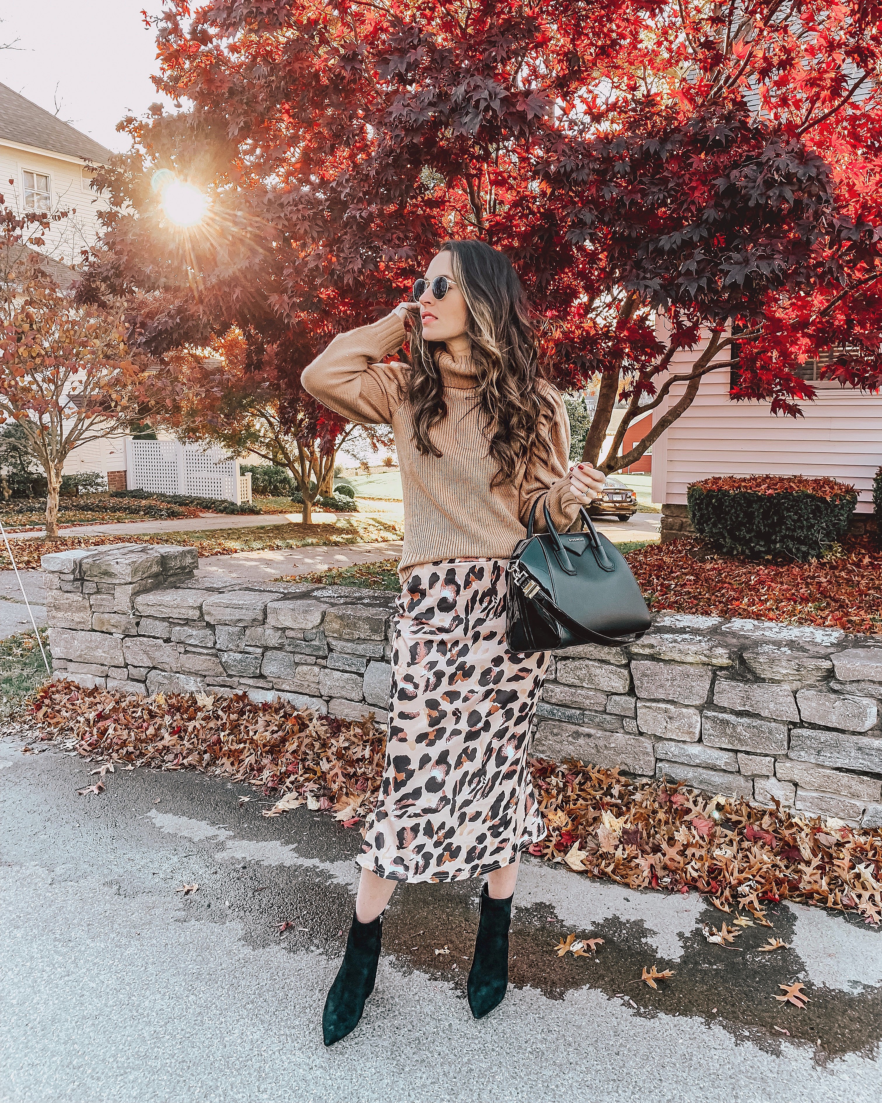 Leopard Skirt Outfit