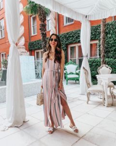 Bella Dahl Striped Maxi Dress