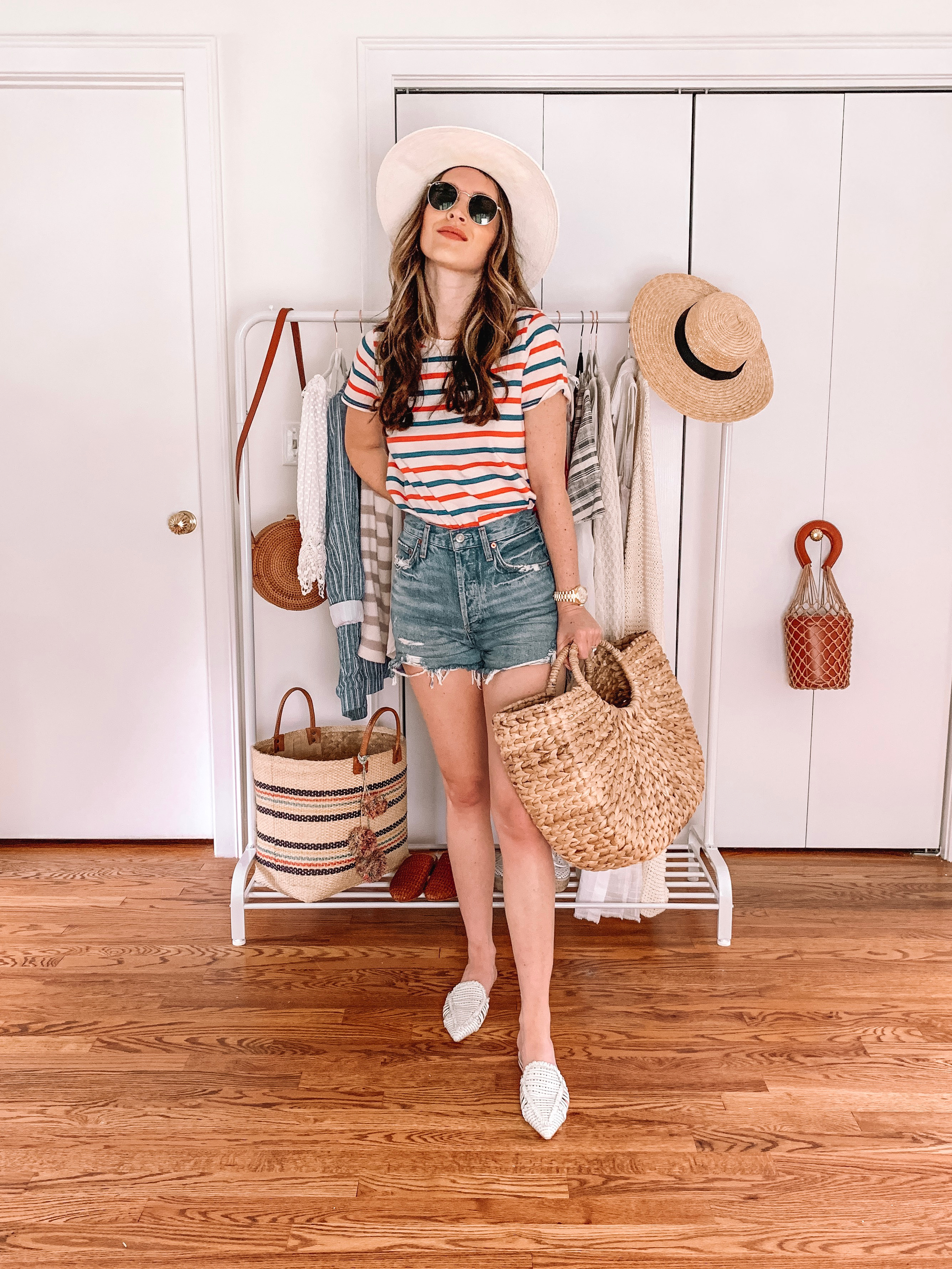 Madewell Burnett Stripe Northside Vintage Tee