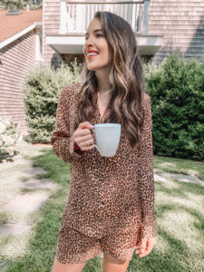 Something Navy Nordstrom Leopard Pajamas