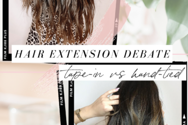 Hair Extensions: Tape-Ins VS Hand Tied