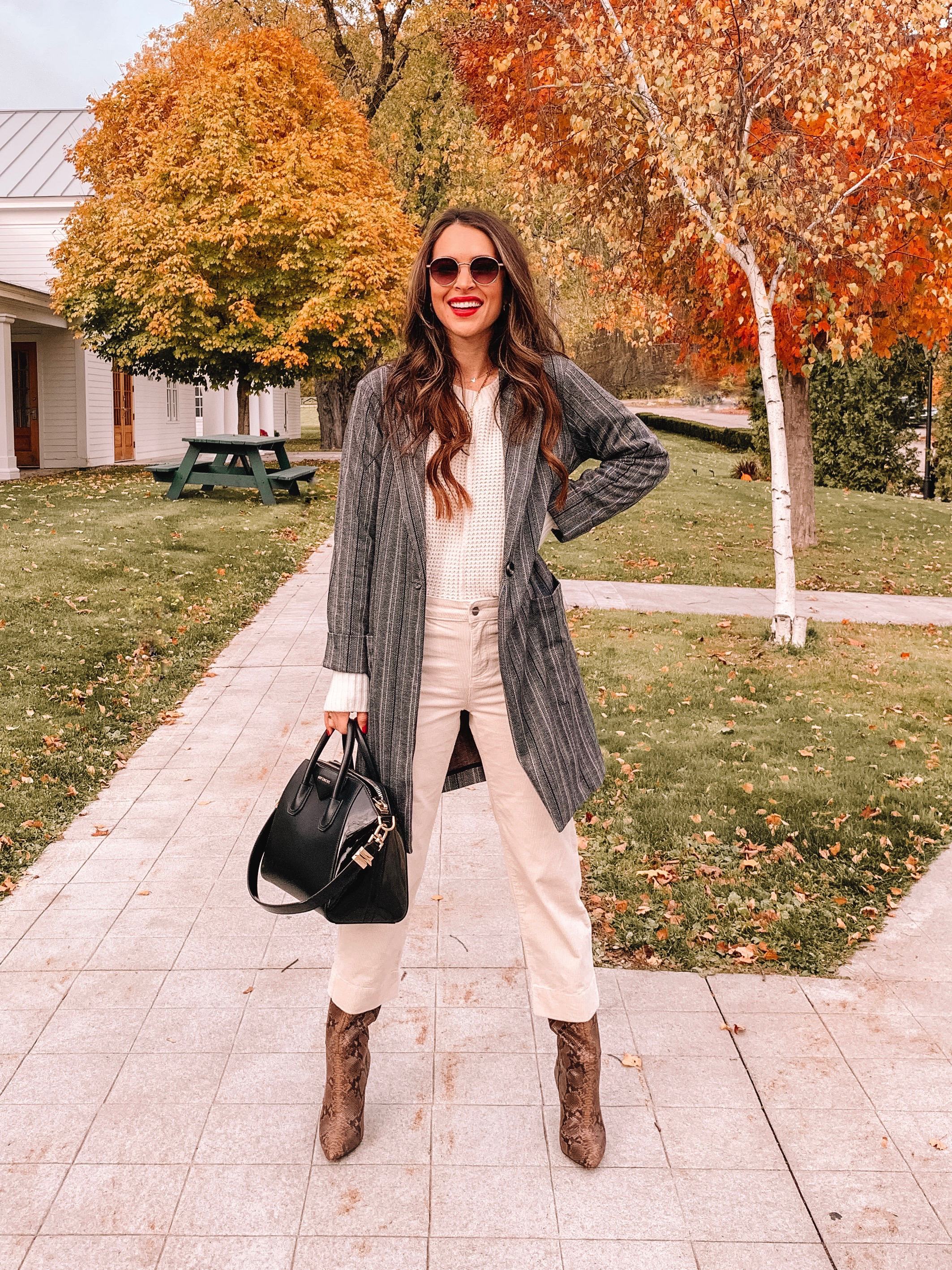 Fall Outfit: Plaid Coat