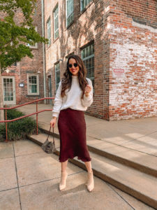 Midi Skirt Fall Outfit